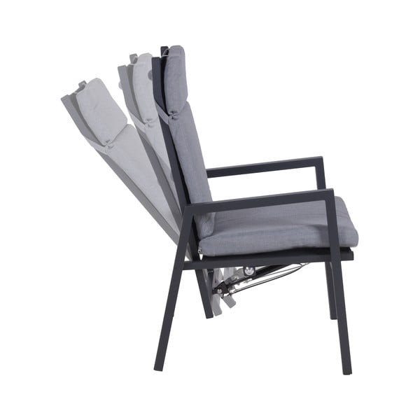 Szürke fém kerti szék Sintra – Garden Pleasure-image-1