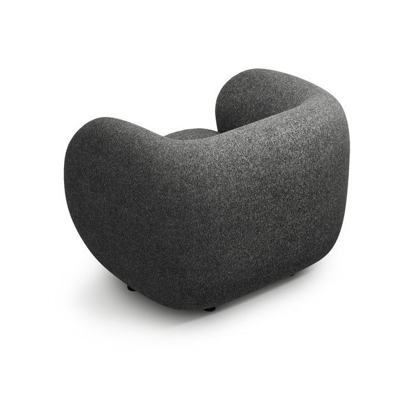 Sötétszürke fotel Kate – Micadoni -image-2