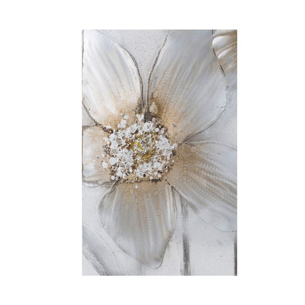 Dipinto Su Tela Flower kézzel festett kép, 50 x 150 cm - Mauro Ferretti-image-3