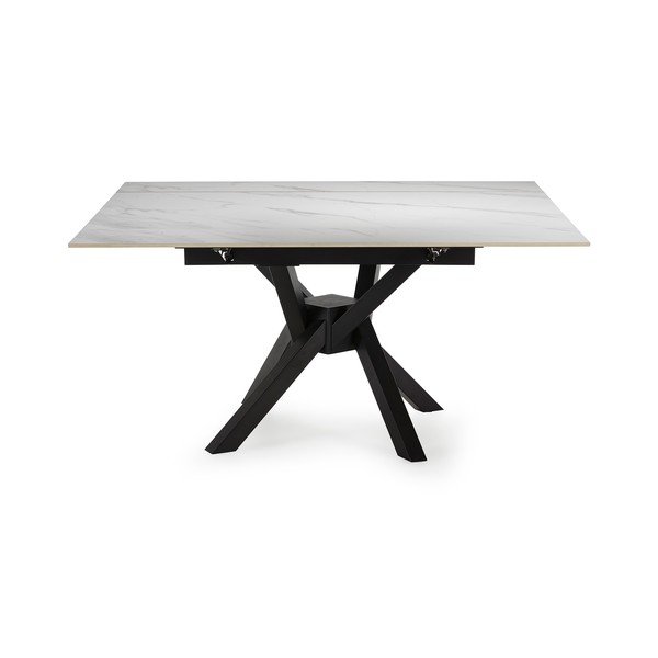 Bővíthető étkezőasztal kő asztallappal, hosszabbító asztallappal 90x150 cm Arlene – Marckeric-image-4
