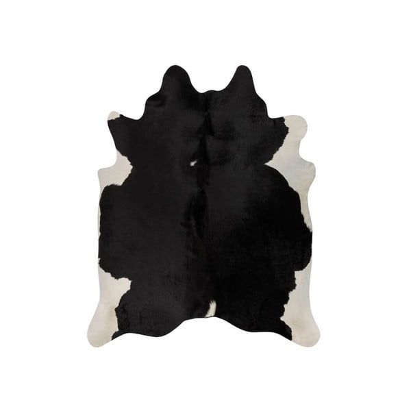Fekete szőrme szőnyeg 170x160 cm - Narma