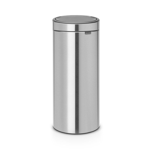 Matt ezüstszínű acél érintésre nyíló szemetes 30 l Touch Bin – Brabantia