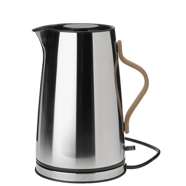 Ezüstszínű rozsdamentes acél vízforraló 1,2 l Emma – Stelton