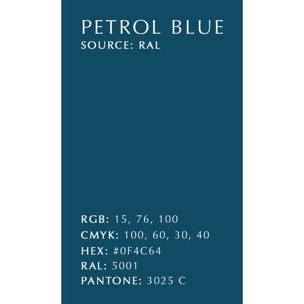 Petróleumkék LED függőlámpa fém búrával ø 43 cm Asteria Medium – UMAGE-image-4