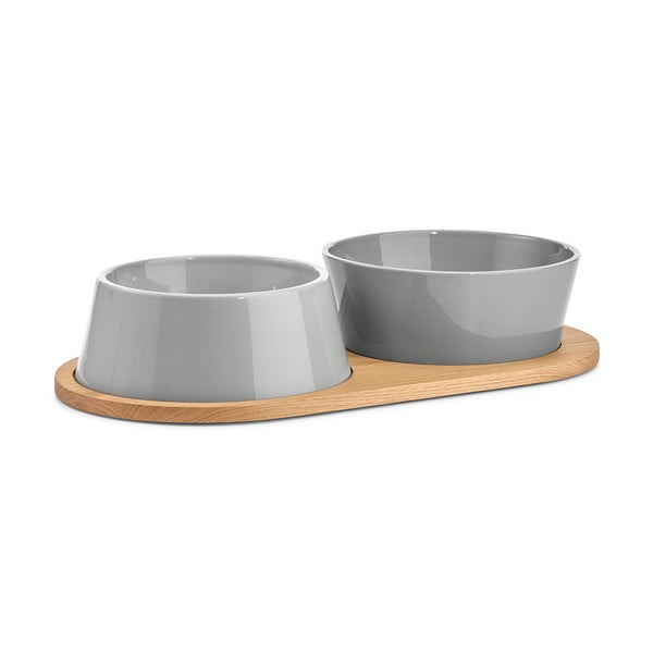 Porcelán tálka szett 2 db-os ø 21 cm Doppio Concrete M/L – MiaCara-image-4