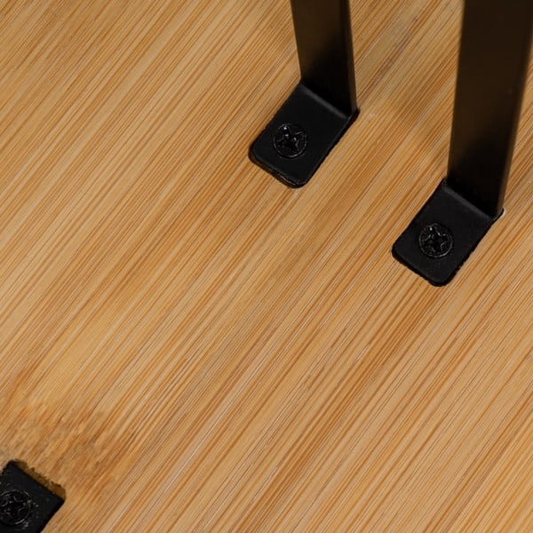 Fekete-natúr színű fém papírtörlő tartó – Casa Selección-image-1