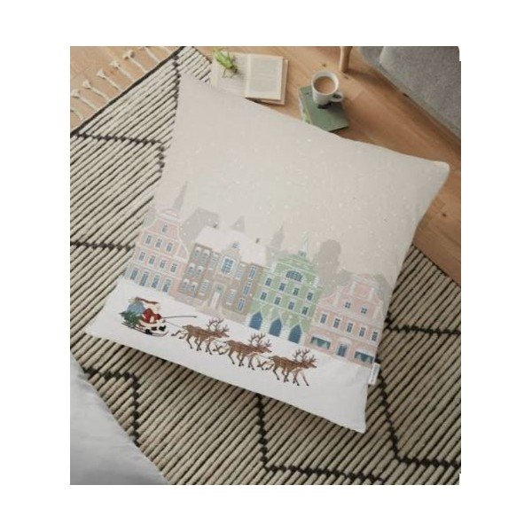 Párnahuzat karácsonyi mintával 43x43 cm Merry Christmas – Mila Home-image-1