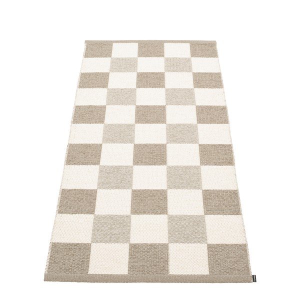 Bézs-krémszínű kültéri-beltéri futószőnyeg 70x160 cm Pix Dark Linen – Pappelina