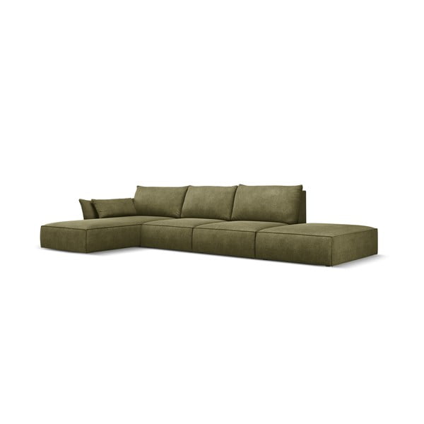 Zöld sarokkanapé (bal oldali) Vanda – Mazzini Sofas-image-2