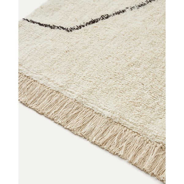 Krémszínű szőnyeg 160x230 cm Mijas – Kave Home-image-3