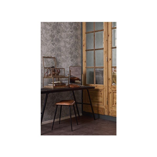 Sharing fekete összecsukható asztal újrahasznosított teakfa asztallappal- BePureHome-image-3
