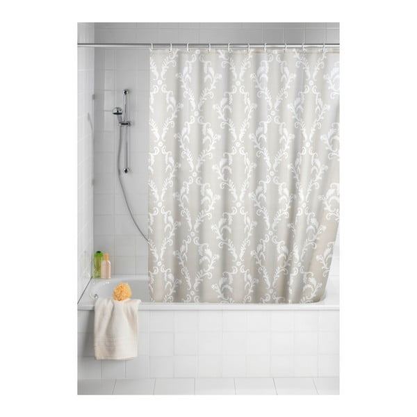 Baroque szürke zuhanyfüggöny, 180 x 200 cm - Wenko-image-1