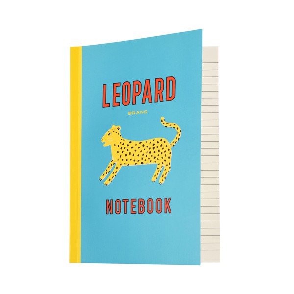 Jegyzetfüzet 60 oldal, A5 Leopard - Rex London-image-1