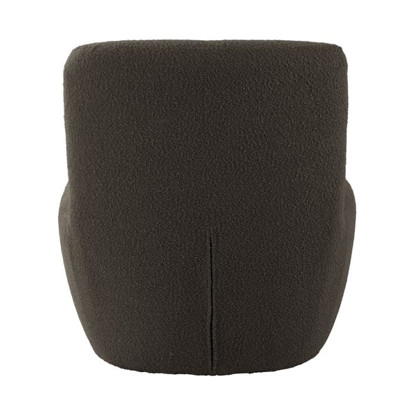 Szürkésbarna buklé fotel Ada – Leitmotiv-image-3