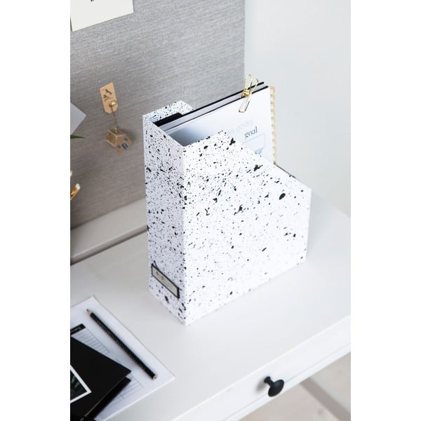Estelle fekete-fehér irattartó - Bigso Box of Sweden-image-1