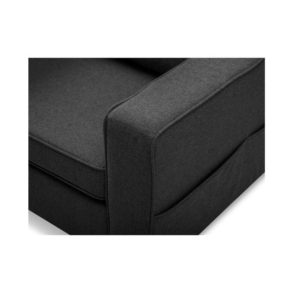 Narcisse antracitszürke fotel - Mazzini Sofas-image-3