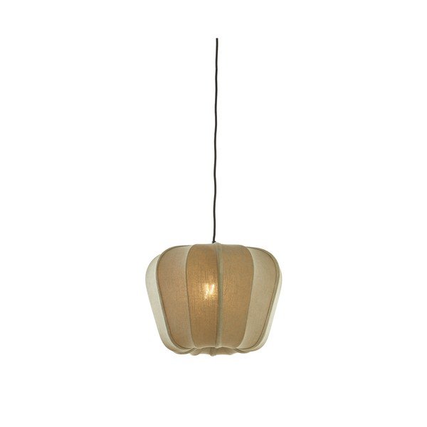 Zöld függőlámpa textil búrával Zubedo – Light & Living-image-1