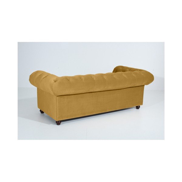 Orleans Velvet sárga kanapé, 216 cm - Max Winzer-image-1