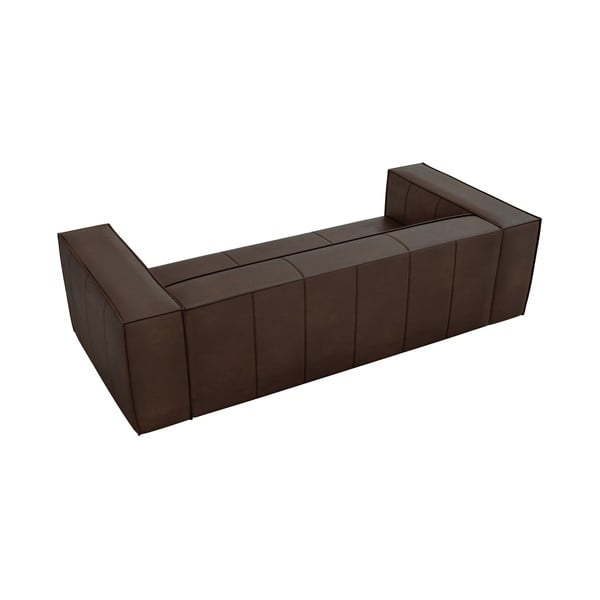 Sötétbarna bőr kanapé 227 cm Madame – Windsor & Co Sofas-image-4