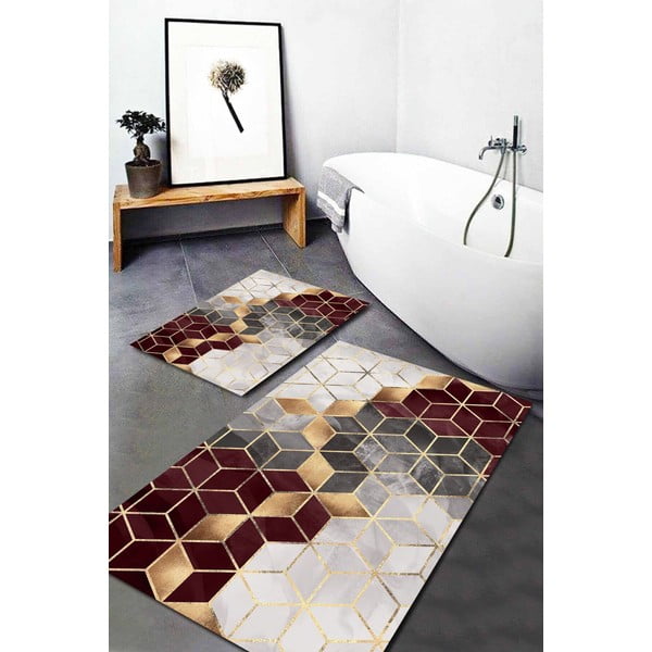 Fürdőszobai kilépő szett 2 db-os Optic2 - Mila Home-image-1