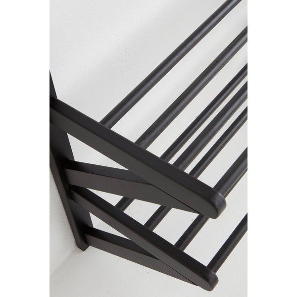Fekete borovi fenyő előszoba bútor 75x190x32 cm Cole – Jotex-image-4
