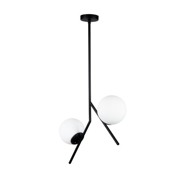 Diagonal fekete függőlámpa, magasság 74 cm - Squid Lighting-image-2