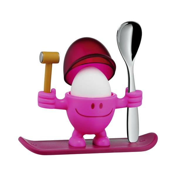 Cromargan® Mc Egg rózsaszín tojástartó kiskanállal - WMF-image-2