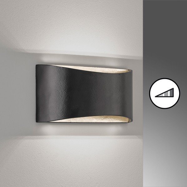 Fekete LED dimmelhető fali lámpa Arles – Fischer & Honsel-image-4