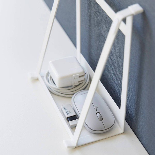 Fehér fém laptop tartó állvány Tower – YAMAZAKI-image-2