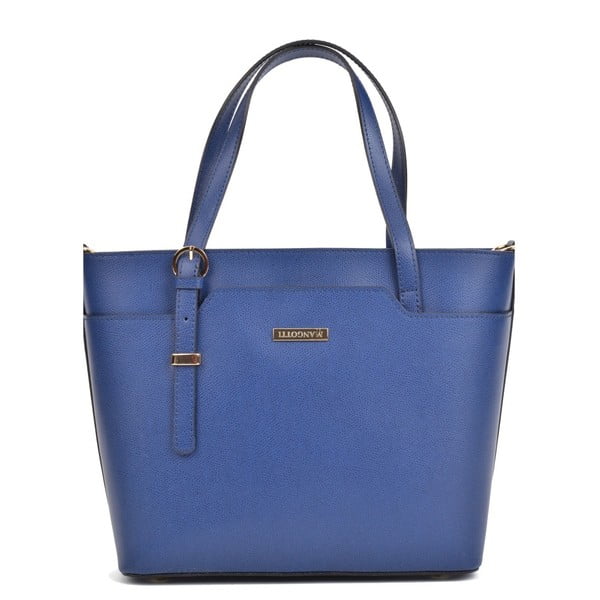 Francesca kék bőrtáska - Mangotti Bags