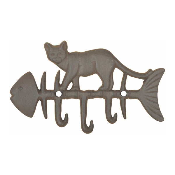 Öntöttvas fali fogas, macskás - Esschert Design