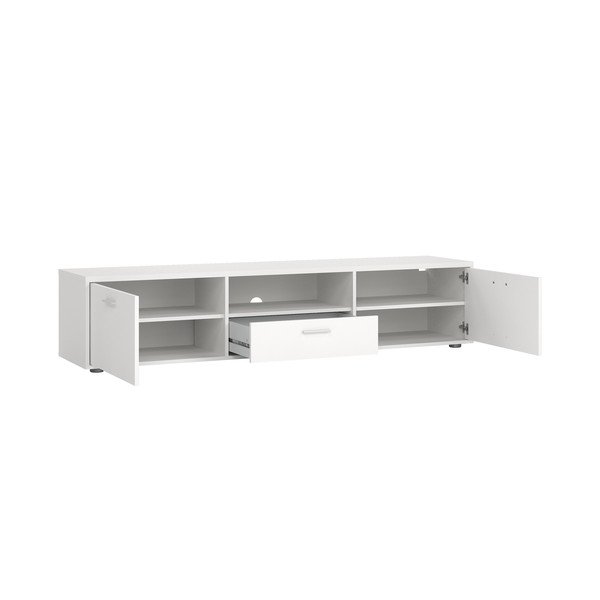 Fehér TV-állvány 177x38 cm Media – Tvilum-image-4