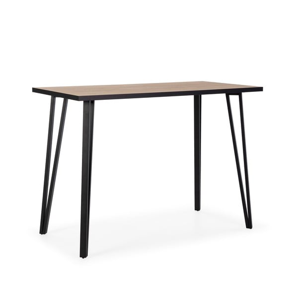 Bárasztal tölgyfa dekoros asztallappal 60x140 cm Sindi – Marckeric