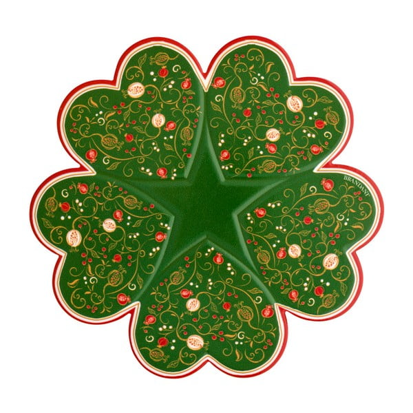 Tempo di Festa karácsonyi mintás alátét, ⌀ 20 cm - Brandani