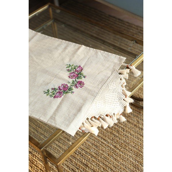 Pamut asztali futó 45x150 cm Cross – Oyo Concept-image-3