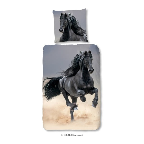 Horse gyermek ágyneműhuzat garnitúra tiszta pamutból, 140 x 200 cm - Good Morning