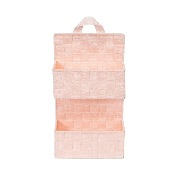 Bristol világos rózsaszín kétszintes fali tároló - Compactor-image-3