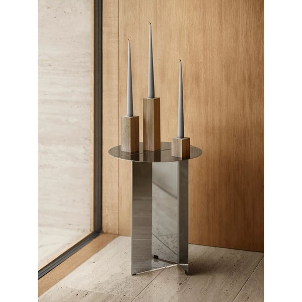 Fa gyertyatartó készlet 3 db-os Dreva – Blomus-image-1