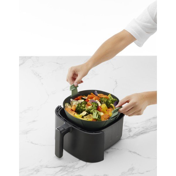 Szilikon sütőforma forrólevegős fritőzhöz 23x23 cm L – Lékué-image-3