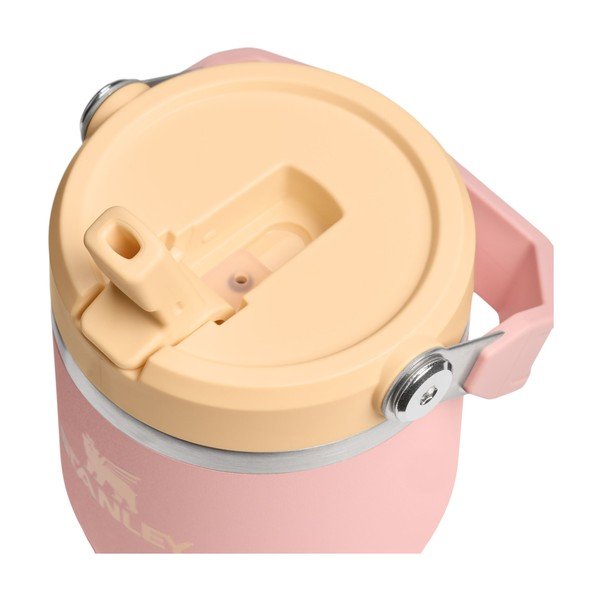 Barackszínű rozsdamentes acél termosz 600 ml IceFlow™ Flip Straw 2.0 Tumbler Peach Rose – Stanley-image-2