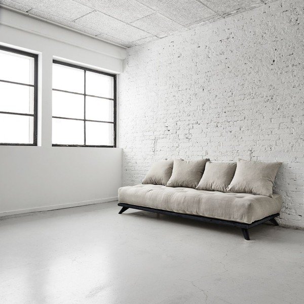 Black/Light Grey kanapé - Senza-image-1