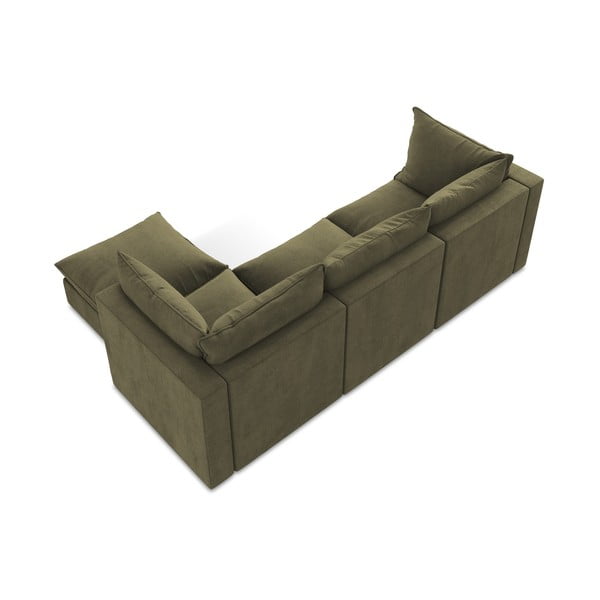 Khaki sarokkanapé (jobb oldali-heverő résszel) Manao – Makamii-image-3