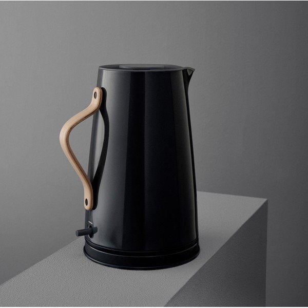 Fekete rozsdamentes acél vízforraló 1,2 l Emma – Stelton-image-1