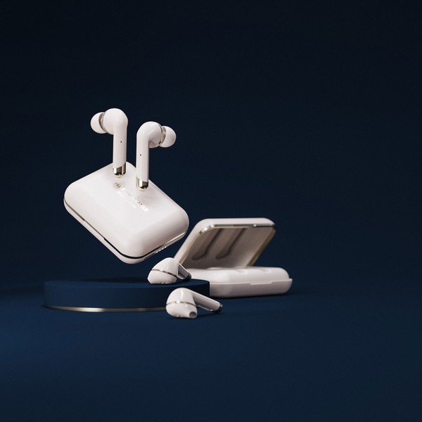 Air 1 Plus In-Ear vezeték nélküli aranyszínű fülhallgató - Happy Plugs-image-4