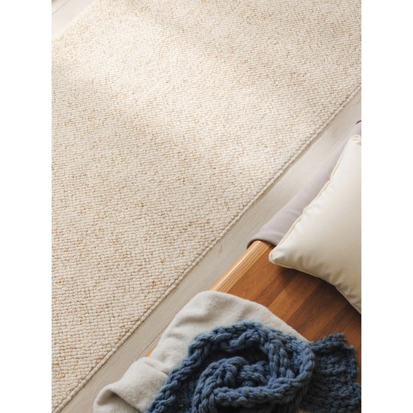 Krémszínű mosható futószőnyeg 80x240 cm Rocco Cream – Elle Decoration-image-3