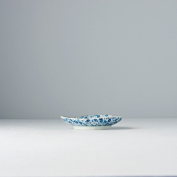 Daisy kék-fehér kerámia tányér, ø 12 cm - MIJ-image-1