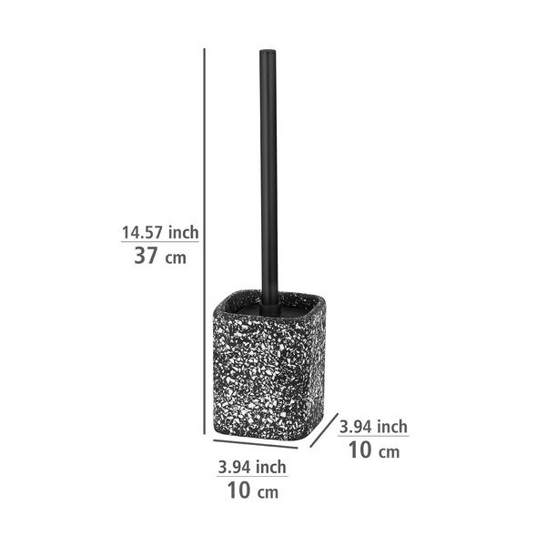 Terrazzo fekete WC-kefe - Wenko-image-2
