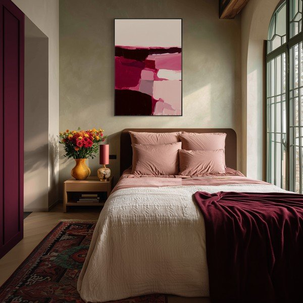 Nyomtatott keretezett-vászon kép 70x100 cm Berry Blocks – Styler-image-2