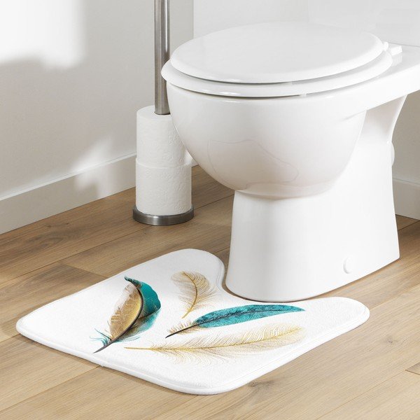 Fehér fürdőszobai kilépő WC-hez 45x45 cm Plumiss – douceur d'intérieur-image-1