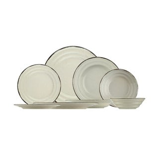 Basis 24 db-os bézs porcelán étkészlet - Kütahya Porselen